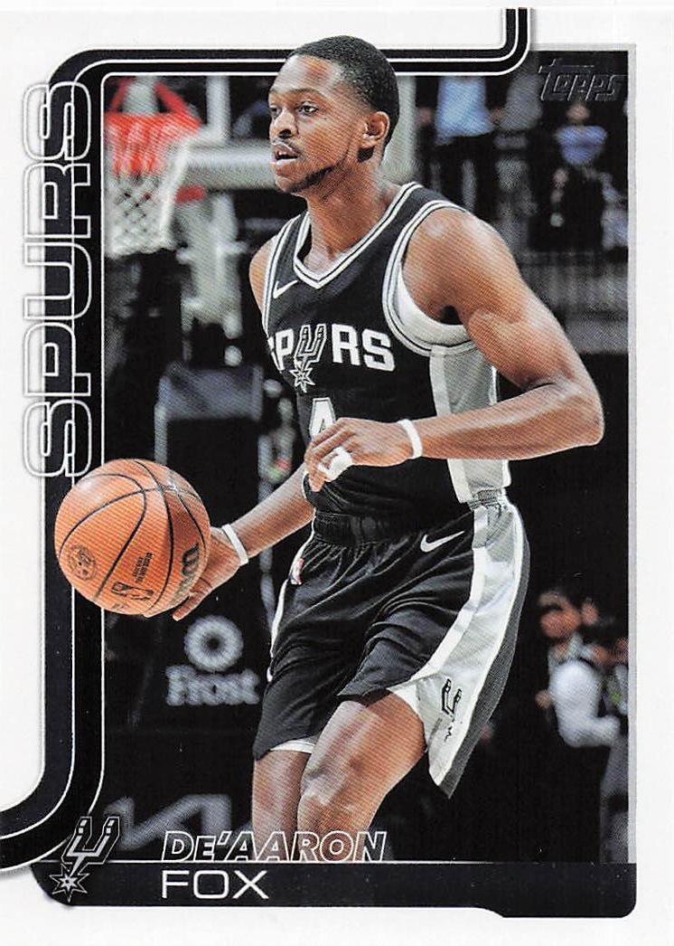 2025-26 Topps Basketball De'Aaron Fox #196