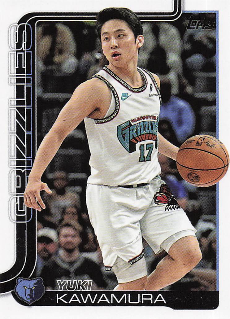 2025-26 Topps Basketball Yuki Kawamura #188