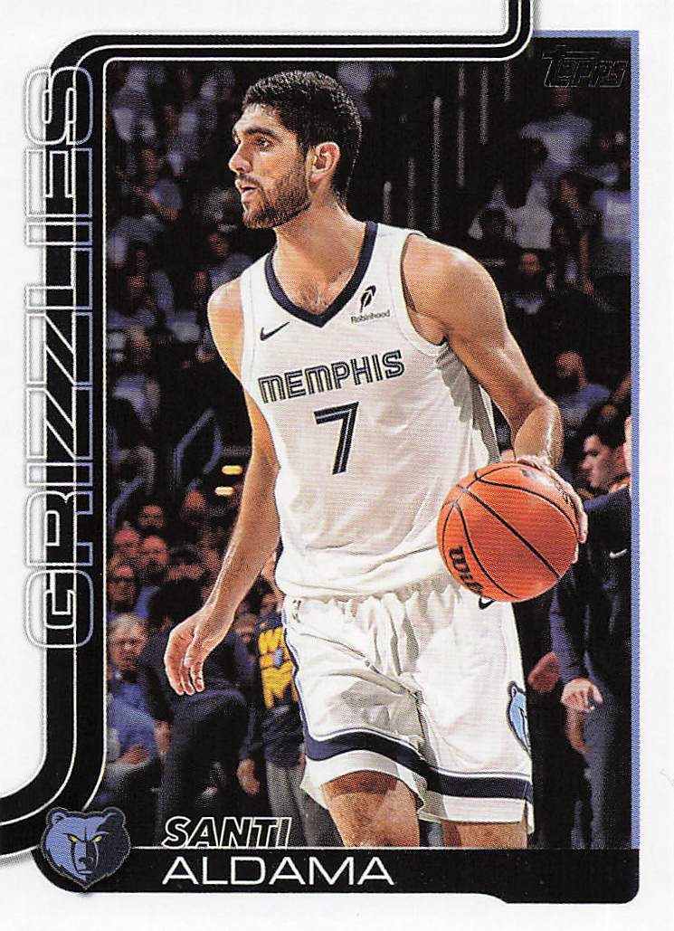 2025-26 Topps Basketball Santi Aldama #187