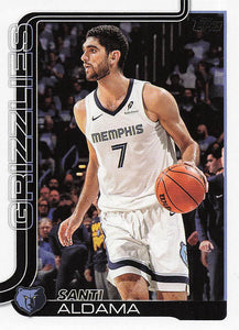 2025-26 Topps Basketball Santi Aldama #187