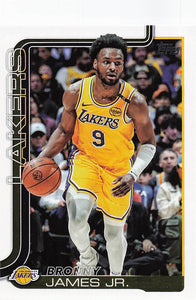 2025-26 Topps Basketball Bronny James Jr. #152
