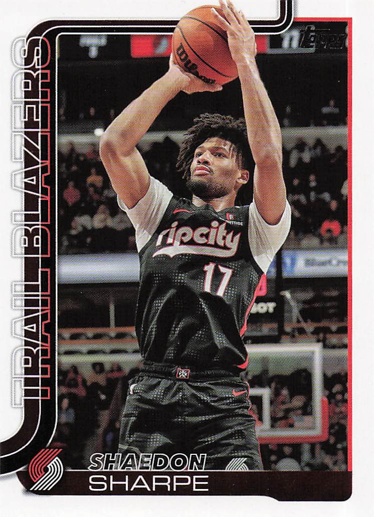 2025-26 Topps Basketball Shaedon Sharpe #127