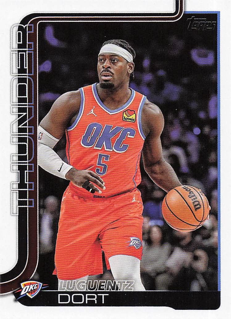 2025-26 Topps Basketball Luguentz Dort #117