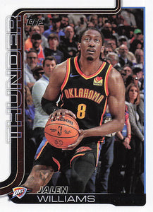 2025-26 Topps Basketball Jalen Williams #116