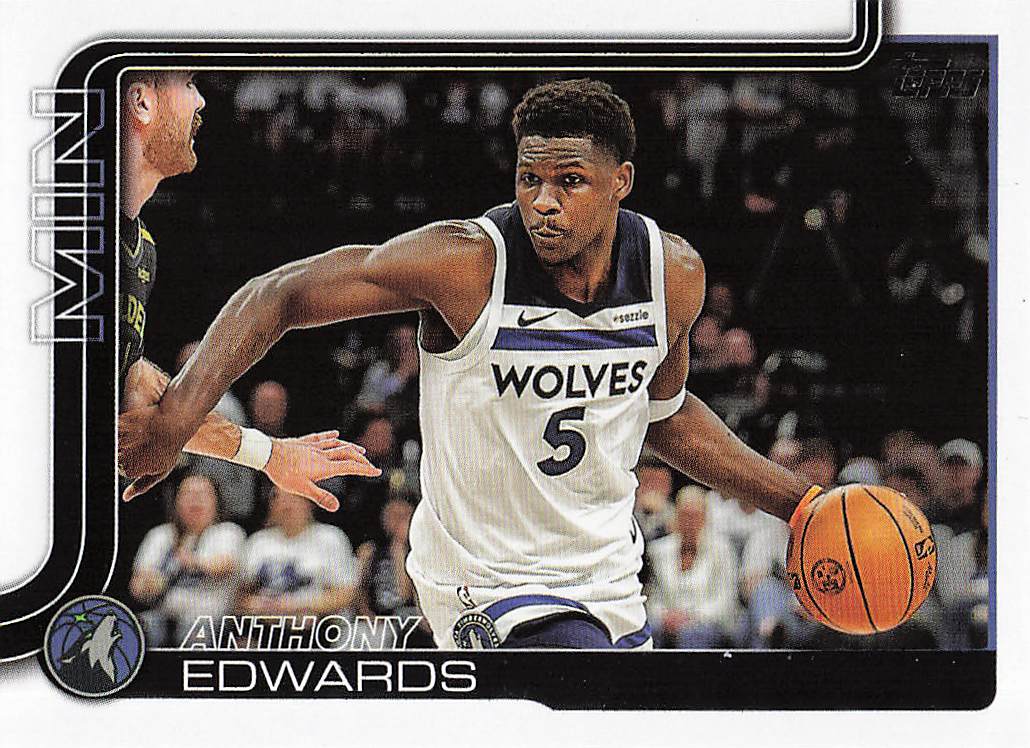 2025-26 Topps Basketball Anthony Edwards #108