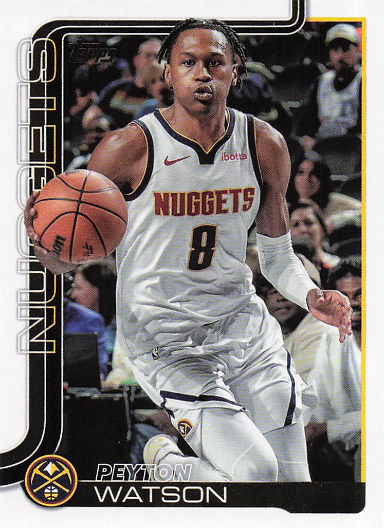 2025-26 Topps Basketball Peyton Watson #106