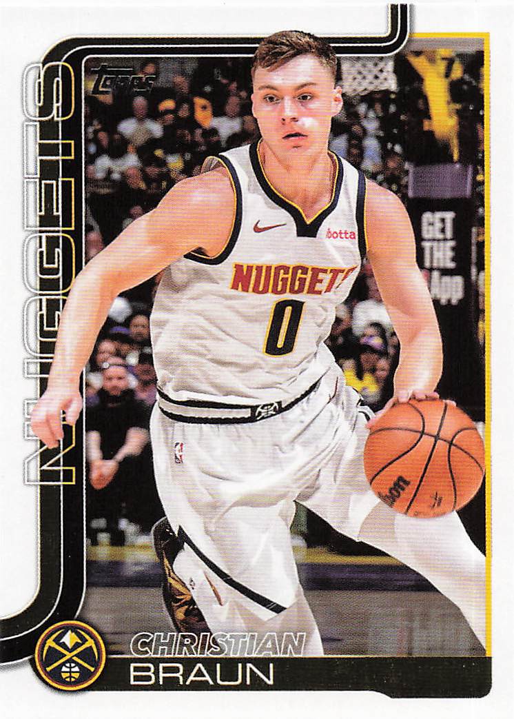 2025-26 Topps Basketball Christian Braun #102