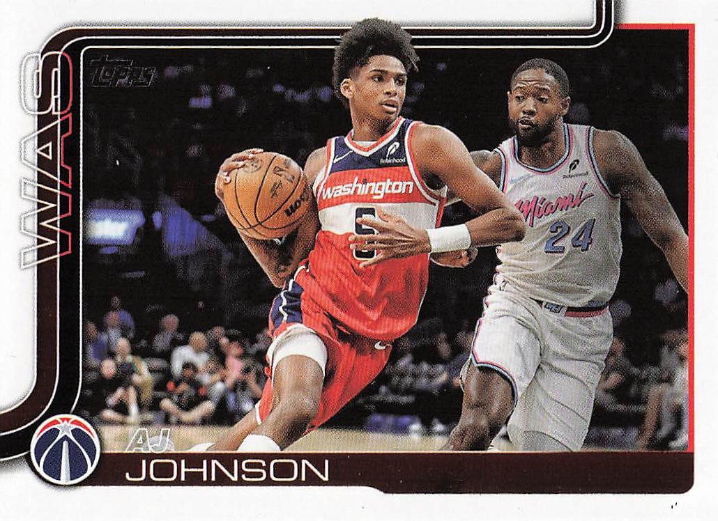 2025-26 Topps Basketball AJ Johnson #99
