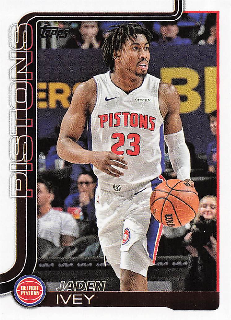 2025-26 Topps Basketball Jaden Ivey #45