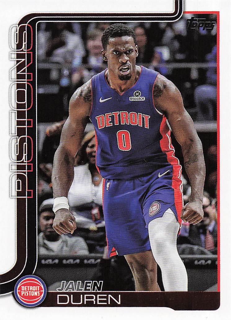 2025-26 Topps Basketball Jalen Duren #41
