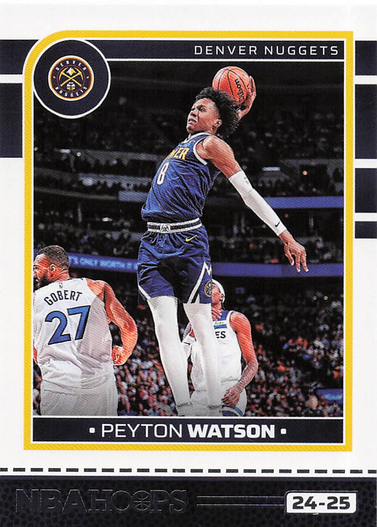 2024-25 Hoops Basketball Peyton Watson #73