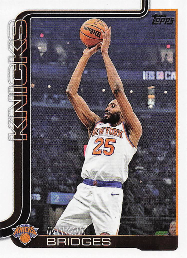 2025-26 Topps Basketball Mikal Bridges #18