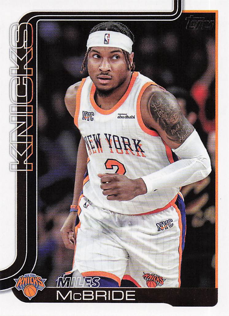 2025-26 Topps Basketball Miles McBride #17