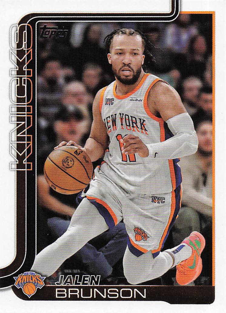 2025-26 Topps Basketball Jalen Brunson #14b