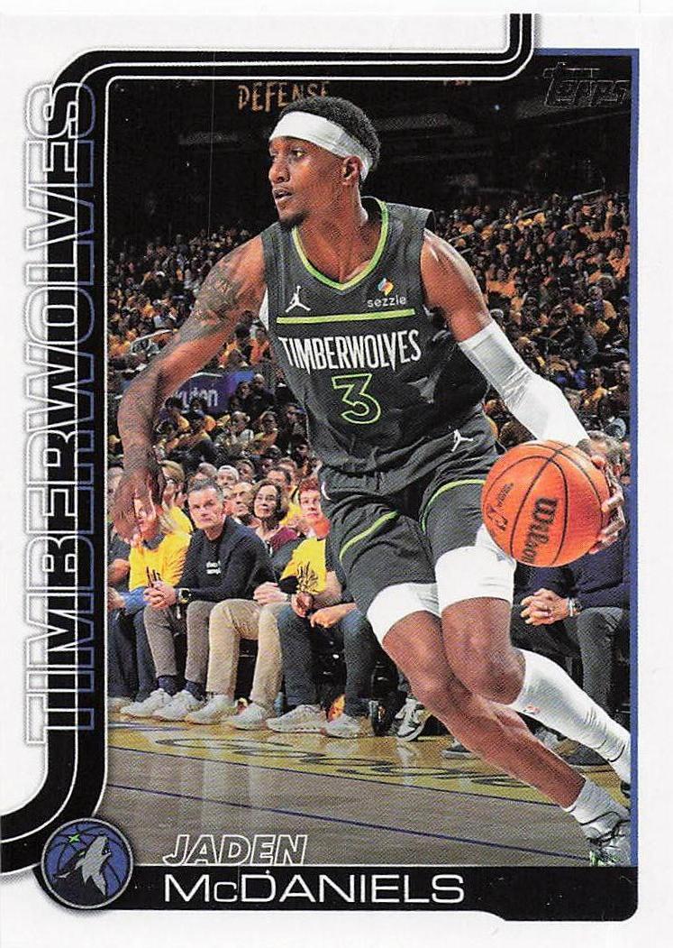 2025-26 Topps Basketball Jaden McDaniels #248