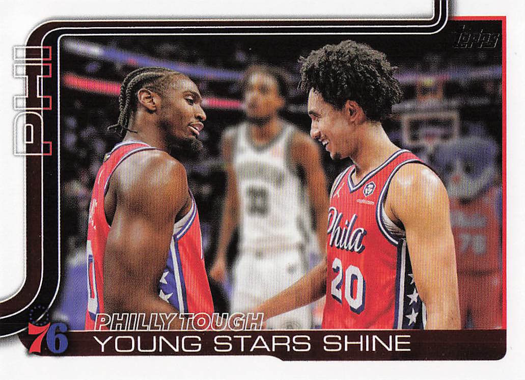 2025-26 Topps Basketball Philly Tough: Young Stars Shine #275
