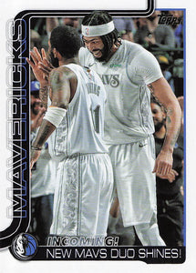 2025-26 Topps Basketball Incoming!: New Mavs Duo Shines! #296