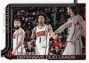 2025-26 Topps Basketball Blastoff!: Defensive Duo Leads #297