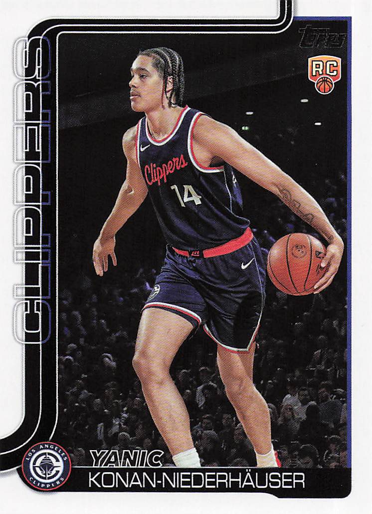 2025-26 Topps Basketball Yanic Konan-Niederhäuser #230 RC
