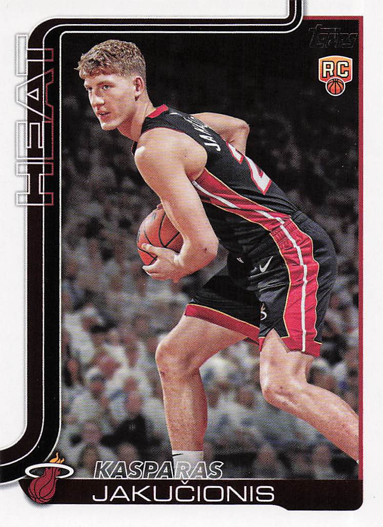 2025-26 Topps Basketball Kasparas Jaku?ionis #220 RC