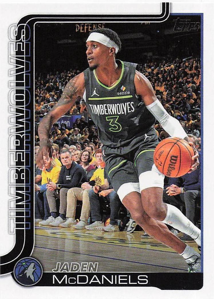 2025-26 Topps Basketball Jaden McDaniels #248