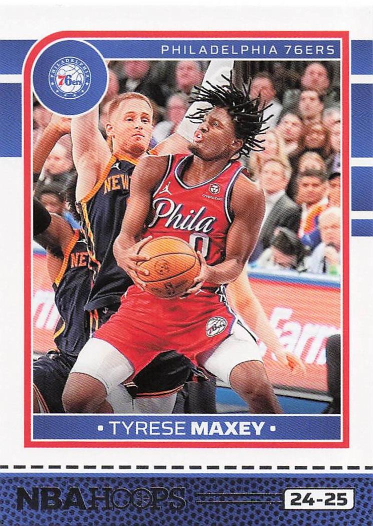 2024-25 Hoops Basketball Tyrese Maxey #84
