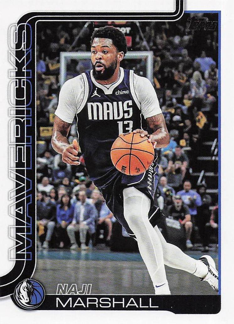 2025-26 Topps Basketball Rainbow Foilboard Naji Marshall #246