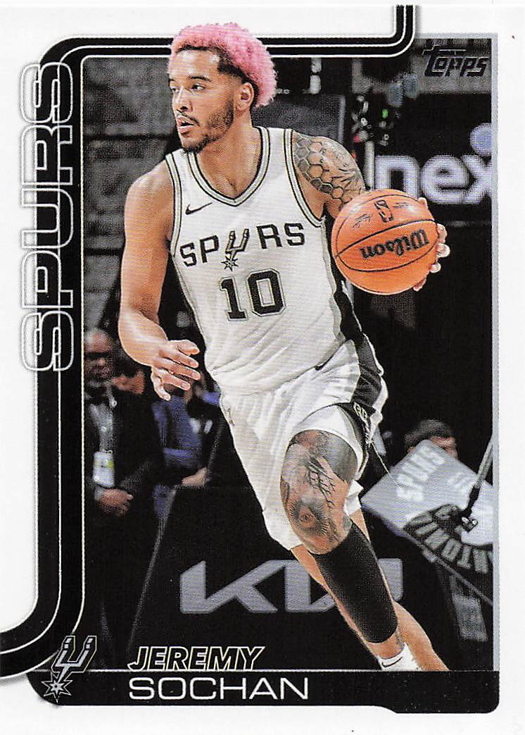 2025-26 Topps Basketball Jeremy Sochan #199