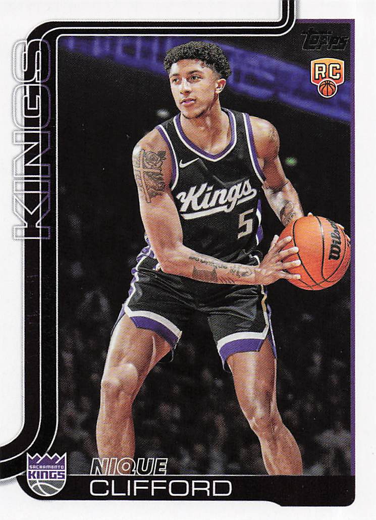 2025-26 Topps Basketball Nique Clifford #224 RC