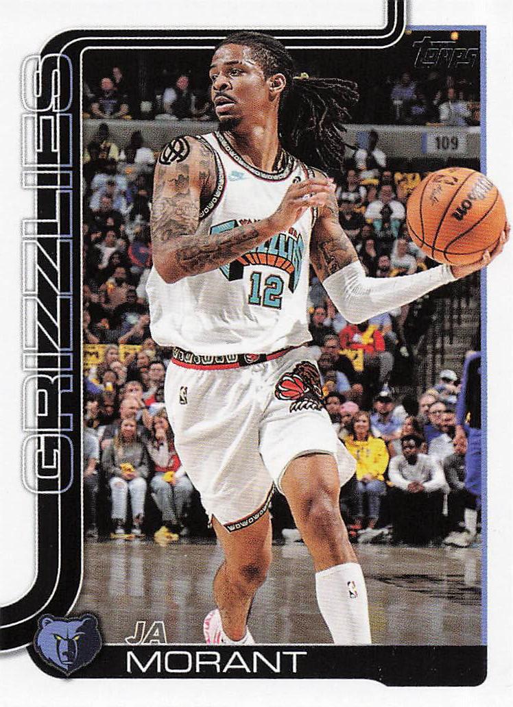 2025-26 Topps Basketball Ja Morant #182