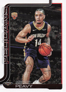 2025-26 Topps Basketball Micah Peavy #241 RC