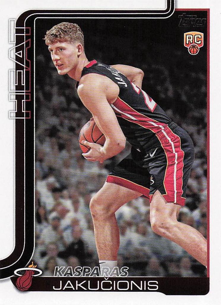 2025-26 Topps Basketball Kasparas Jaku?ionis #220 RC