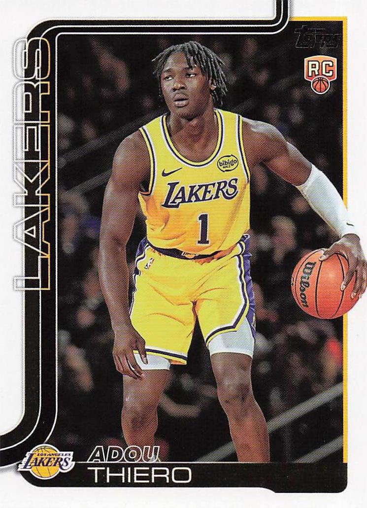 2025-26 Topps Basketball Adou Thiero #236 RC
