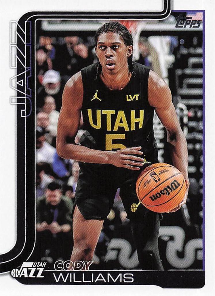 2025-26 Topps Basketball Cody Williams #130