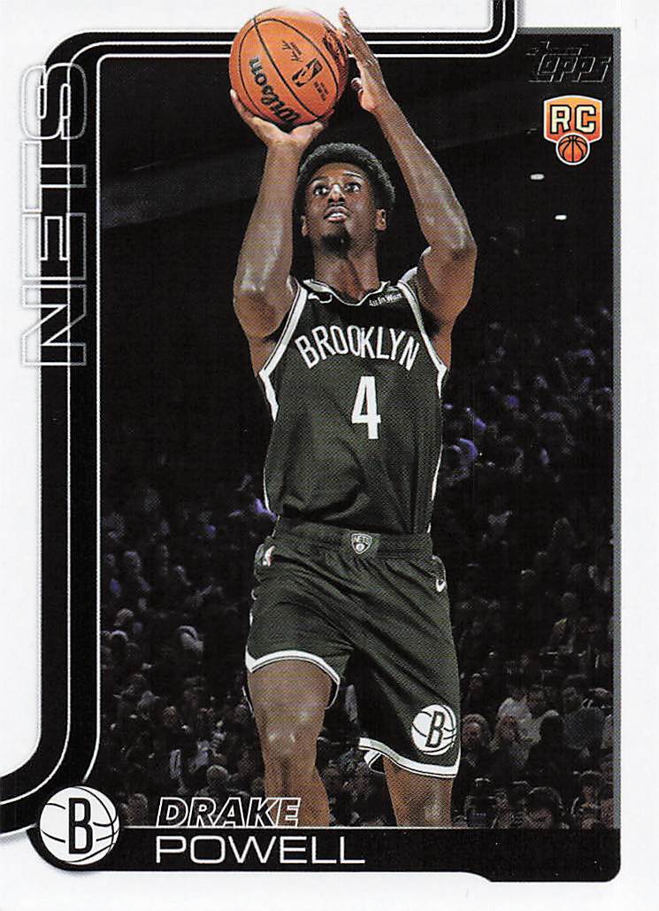 2025-26 Topps Basketball Drake Powell #222 RC