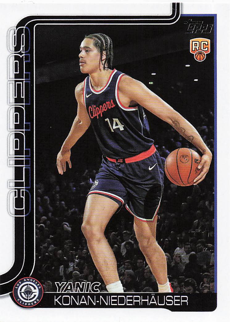 2025-26 Topps Basketball Yanic Konan-Niederhäuser #230 RC