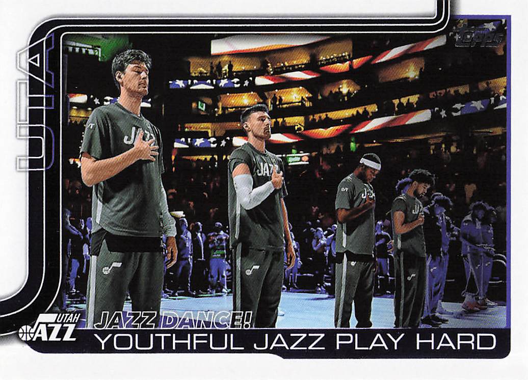 2025-26 Topps Basketball Jazz Dance!: Youthful Jazz Play Hard #290