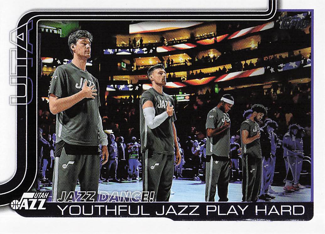 2025-26 Topps Basketball Jazz Dance!: Youthful Jazz Play Hard #290