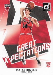 2024-25 Donruss Basketball Great X-Pectations Matas Buzelis #19
