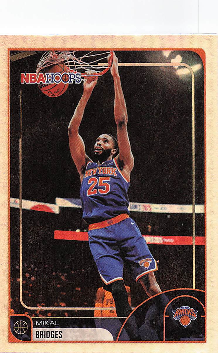 2025-26 Hoops Basketball Mikal Bridges #100