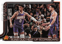2025-26 Topps Basketball Heat Check!: Suns Duo Heat Up Scoreboard #294