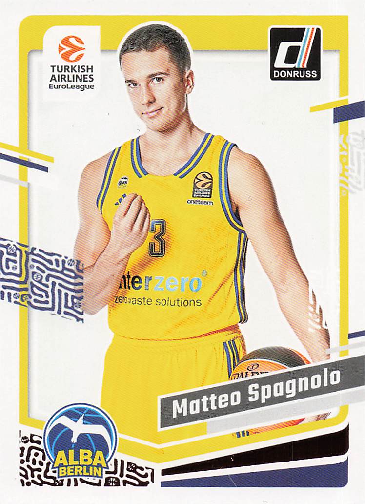 2023-24 Donruss EuroLeague Basketball Matteo Spagnolo #20