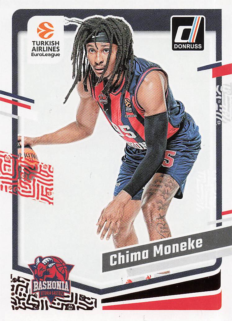 2023-24 Donruss EuroLeague Basketball Chima Moneke #140