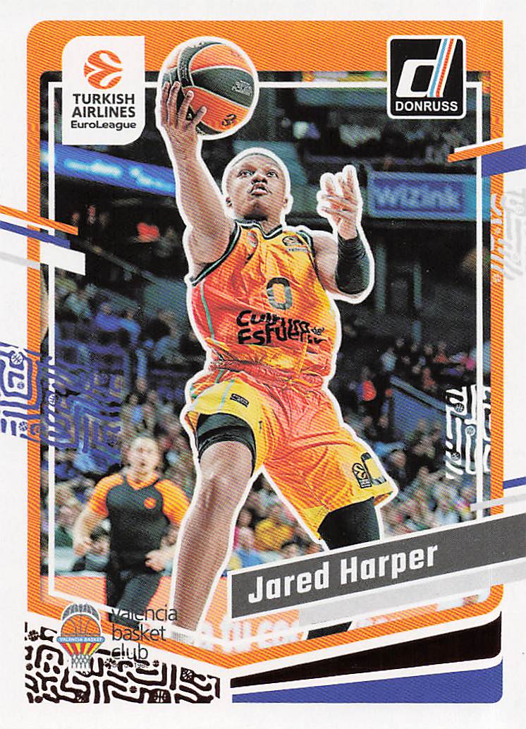 2023-24 Donruss EuroLeague Basketball Jared Harper #139