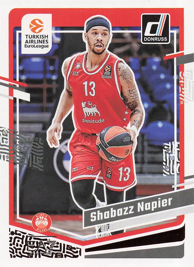 2023-24 Donruss EuroLeague Basketball Shabazz Napier #100