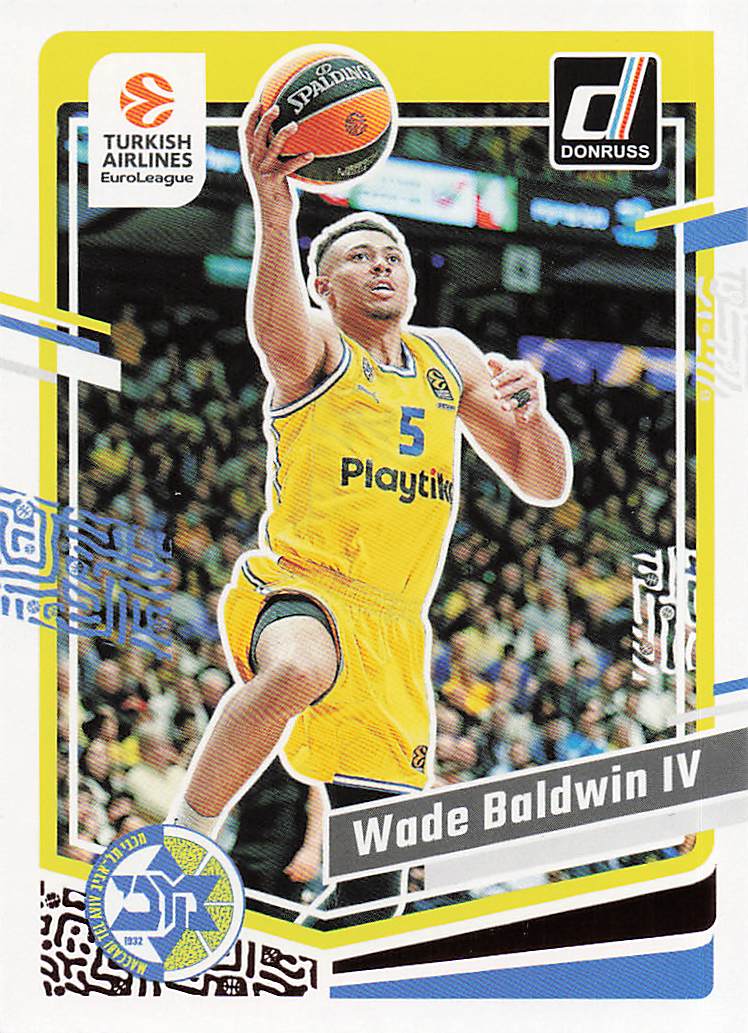 2023-24 Donruss EuroLeague Basketball Wade Baldwin IV #77