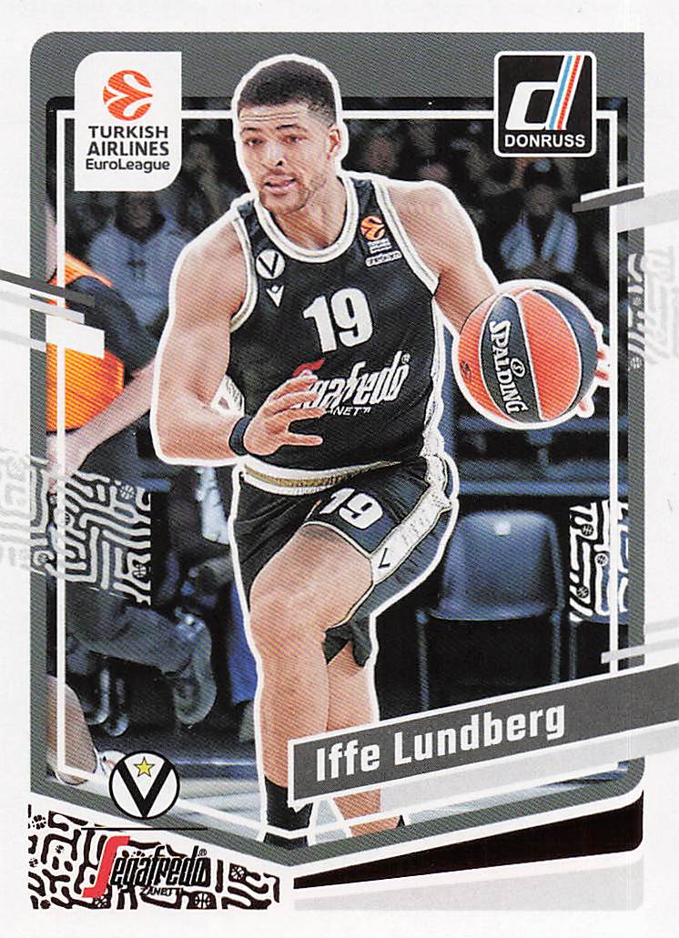 2023-24 Donruss EuroLeague Basketball Iffe Lundberg #102