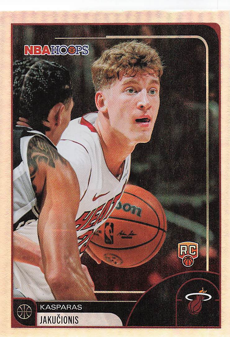 2025-26 Hoops Basketball Kasparas Jaku?ionis #75 RC