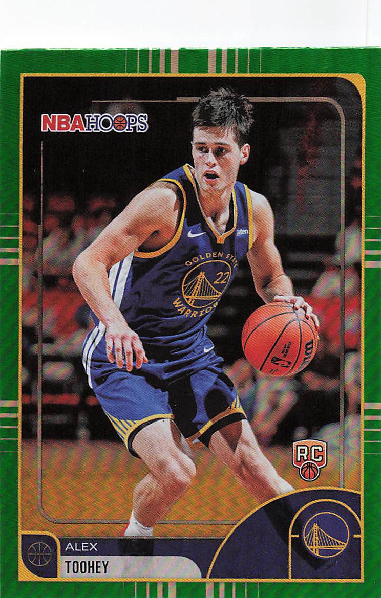 2025-26 Hoops Basketball Green Hoops Alex Toohey #129 RC