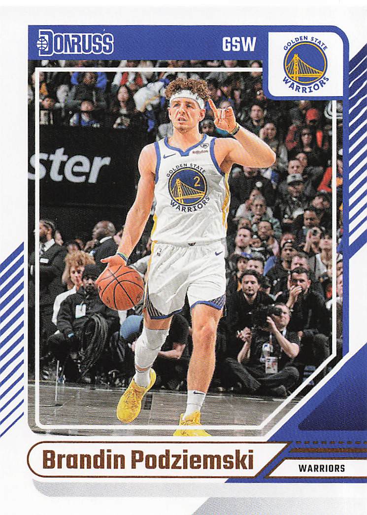 2024-25 Donruss Basketball Brandin Podziemski #22